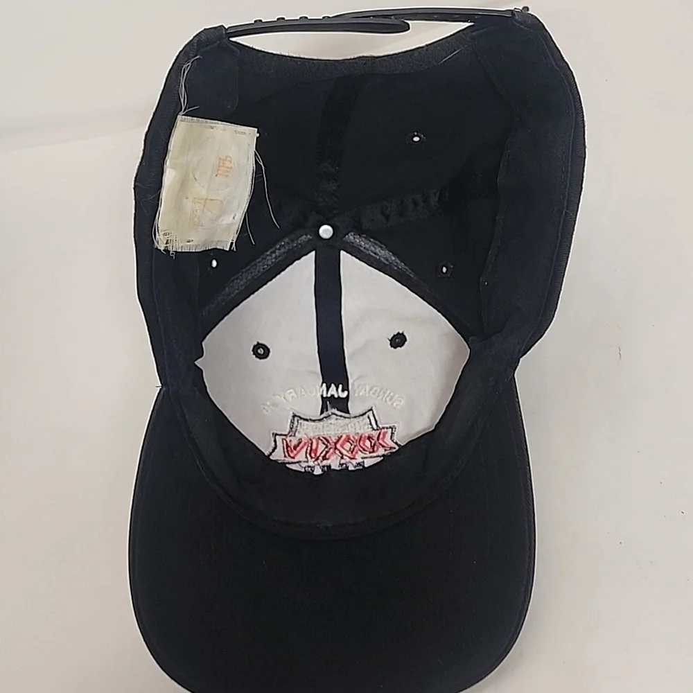 Vintage Super Bowl 2000 XXXIV NFL Logo 7 Black Cap Los Angeles Rams Football